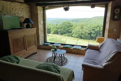 Gîte de caractère, près de Sarlat, Superbe Panorama