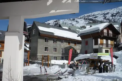 Image de Au départ de la télécabine, appartement 4 à 6 pers. vue sur pistes
