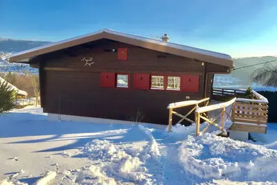 Image de Chalet indépendant avec vue panoramique sur le Lac de Gérardmer, Wifi, Sauna