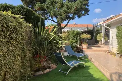 Image de villa confort neuve 7 pers, 5mn  du centre et plages, jardin, terrasses, Wifi