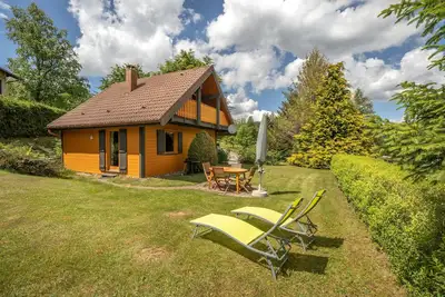Image de Au calme, Chalet \"Le Pin\" labellisé 3 CléVacances - 2 chambres-cheminée-wifi -
