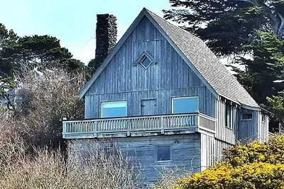 Image de Cabine de plage avec une terrasse privée donnant sur la meilleure plage de la côte de l'Oregon