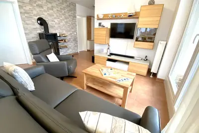 Image de Vue mer | Sauna | Whirlpool | Cheminée | Terrasse | Bose | Chaise de plage | blanchisserie