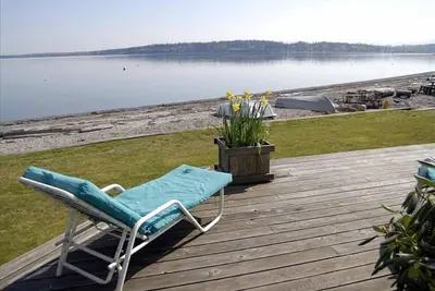 Image de Grande Maison droit sur le Beach- rendre directement à l'eau