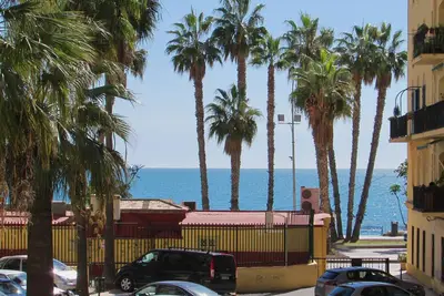 Malagueta; à 50 mètres de la plage; vue directe sur la mer