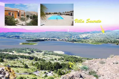 Image de Villa entièrement climatisée, 6 personnes, piscines, Wi-Fi, vue Mer Méditerranée