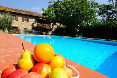 Image de Belle villa en pierre rénovée - piscine privée, parc, climatisation, Tv55 ''