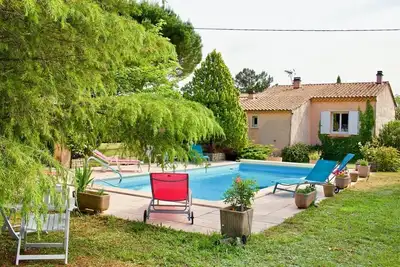 Image de Les Murmures du Temps Villa climatisée 3 chambres à Carpentras avec piscine