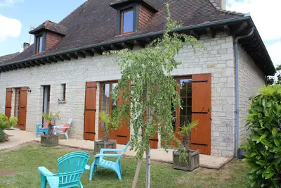 Image de Monpazier village, villa dans jardin clos : \"Aux Portes de la Bastide\" 2/4 pers