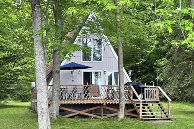 Image de Beau chalet familial au bord du lac