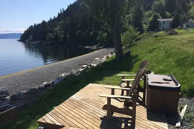 Image de Accueil cabine Waterfront avec vue Spectaculaire! (* Piscine solaire saisonnière)