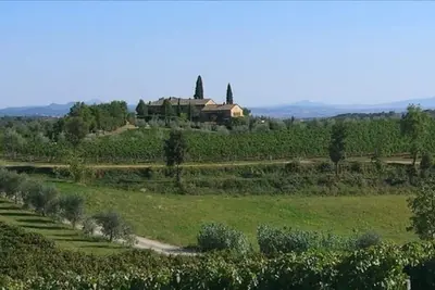 Image de Maison climatisée du 15ème siècle avec piscine dans un domaine viticole
