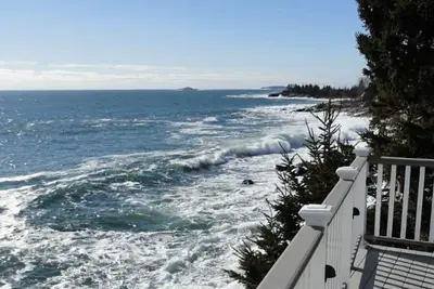 Image de Chalet face à l'océan avec vue spectaculaire
