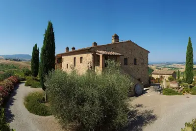 Image de Farmh. Podere Cunina 25 Km Sud Sienne En Montalcino Avant Prendre Classe De Cuisson