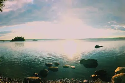 Image de Lake Front Accueil Connectez Graham Lake In Ellsworth, Maine