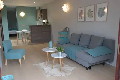 Image de Adorable mini loft Poleymieux au  mont d'or à proximité de Lyon, vue, calme, Spa