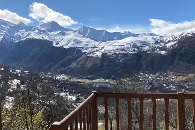 Image de Proche Peyragudes et Loudenvielle, grange Pyrénéenne de charme vue d'exception