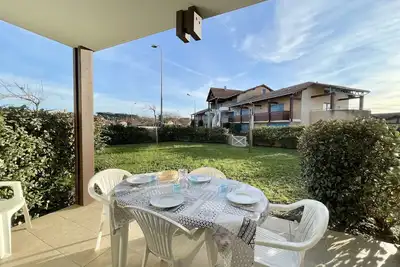 Agréable T2 en rez-de-chaussée derrière les dunes (115)
