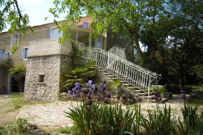 Image de Mas Bouvier, Air-Conditioned House With Private Pool And Landscaped Grounds.