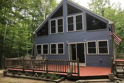 Image de Île Frye Sebago Lake Maine Grand chalet propre 8 personnes +
