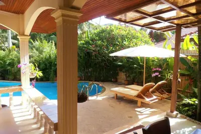 Image de Superbe Villa Vip De Luxe De 3 Chambres Belle piscine privée et jardin tropical