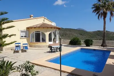 Image de Moraira Benitachell DERNIÈRE Minute Villa vue sur la mer piscine privée 9x4