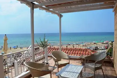 Image de Bord de mer maison de vacances n ° 6 sur une longue plage de sable, GeoMare, 1er étage
