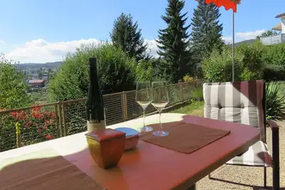 Une vue - au milieu de Bad Wildungen