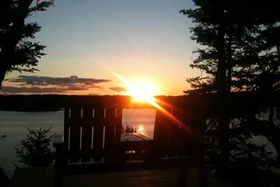 Image de 1000 pi de l'eau Dans une bordure ouest de Mount Desert Island.