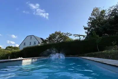 Image de Maison 10 pers, vues mer, piscine chauffée, 600m de la grande plage