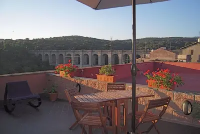 Penthouse dans le centre de Ariccia, près de Rome avec terrasse panoramique