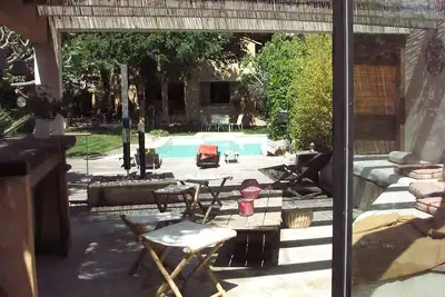 Image de Villa au calme, sans vis-à-vis avec piscine.