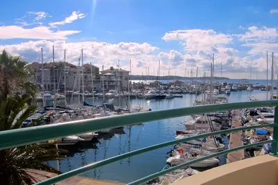 Image de Appt Très belle Vue Mer et marina, avec Piscine/Parking, à 2min à pied gd Plage