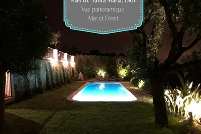 Image de Mas Provençal avec vue mer!