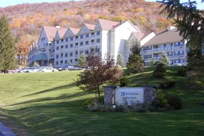 Image de Bentley Brook au pied des pistes à Jiminy Peak