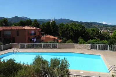 Image de Appartement avec terrasse, piscine et parking. Superbes vues. 5 min de la plage