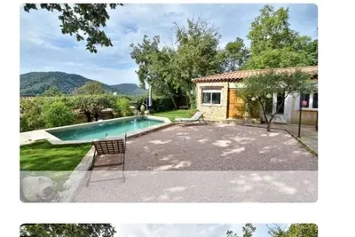 Image de Villa provençale au calme vue sur le massif de la sainte baume piscine privée