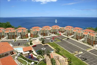 Image de Luxueux, Vue sur la mer condo, donnant sur la plage Crashboat