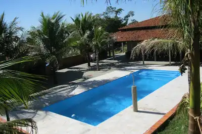 Image de Ferme avec piscine, barbecue, maison bien équipée, lacs