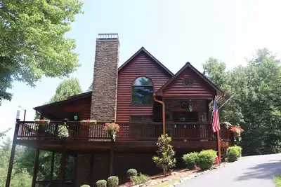 Image de North Ga Mountains Belles vues panoramiques, bain à remous, Wifi, cheminée