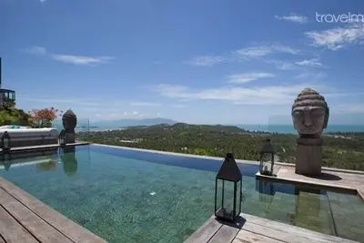 Image de Villa Belle, superbe villa vue mer 3br