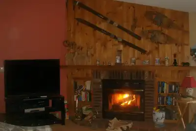 Image de Station de ski à Loon Mountain le long de la rivière Pemi