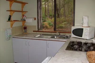 Image de Chalet 3, situé dans un magnifique buisson sur Timberline Trail