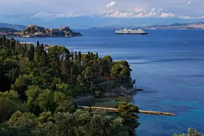 Image de Villa Aphrodite - Villa élégante de luxe avec la vue la plus imprenable sur Corfou