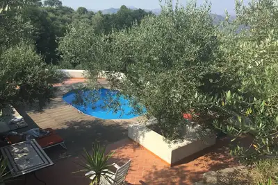 Image de Etna, mer, bain à remous et piscine privée