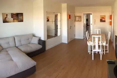 Image de plage relaxant 2br appartement et vue sur la mer à Los Cristianos