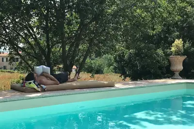 Image de Il Nocciolo, avec piscine privée, climatisation, connexion Wi-Fi et marcher Fivizzano