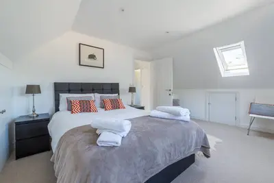 Image de Conversion de grange moderne, vues rurales, près d'Odiham