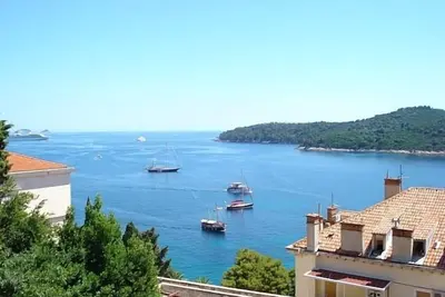Image de Appartement avec vue sur la mer, vue sur la vieille ville et l'île de Lokrum