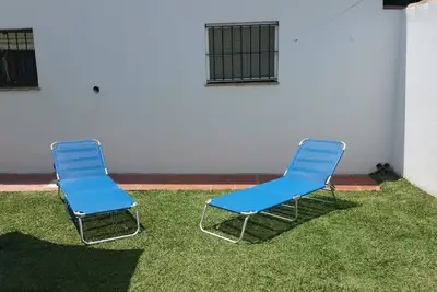 Image de La maison de palme avec vue sur mer